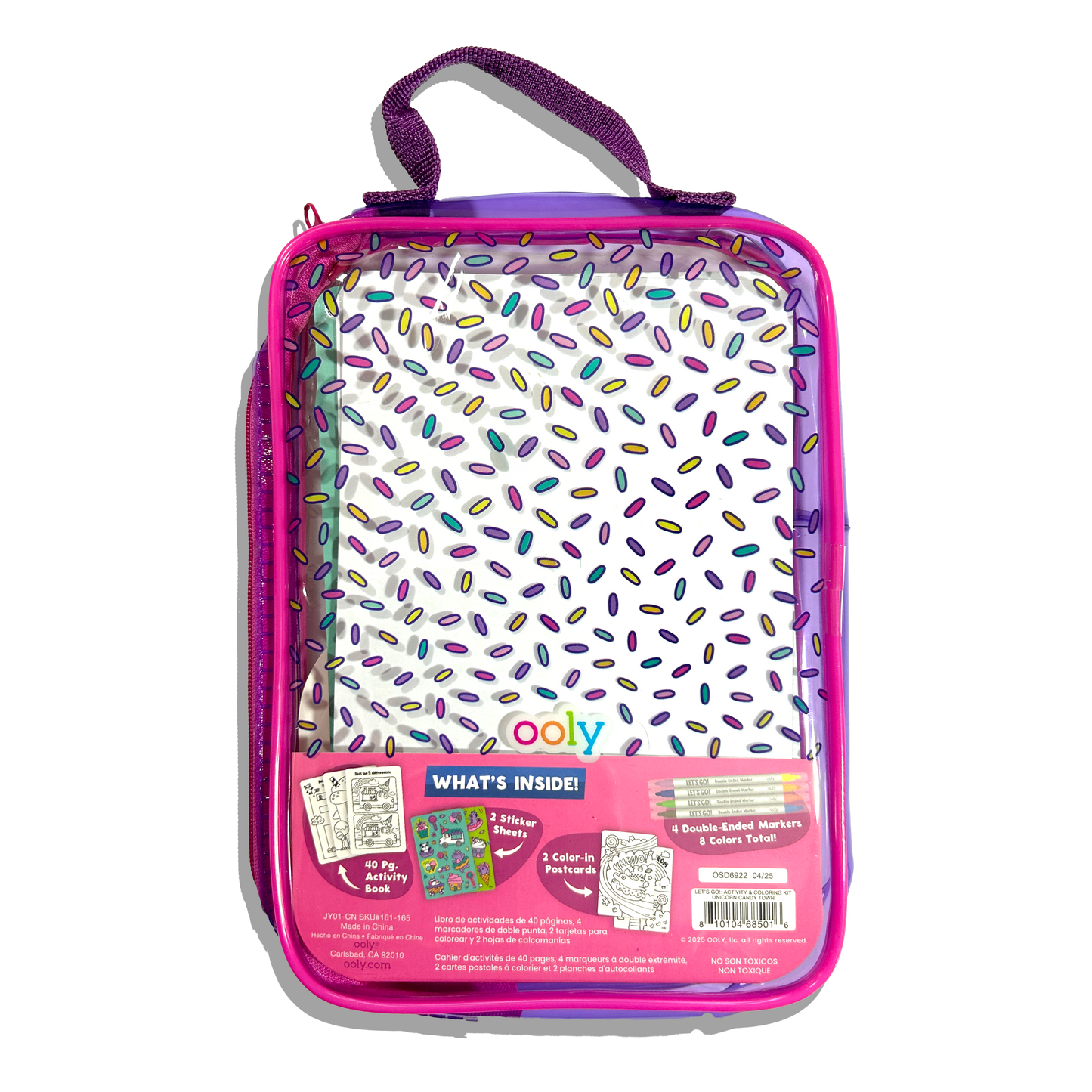 Let's Go!: Activity & Coloring Kit, Unicorn Candy Town - Magpies Paducah