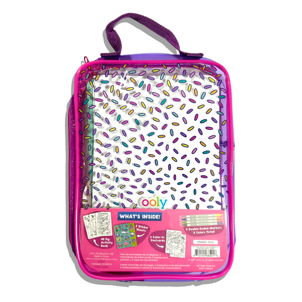 Let's Go!: Activity & Coloring Kit, Unicorn Candy Town - Magpies Paducah