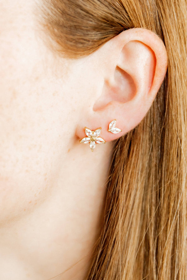 Screwback Stud Earrings - Lily