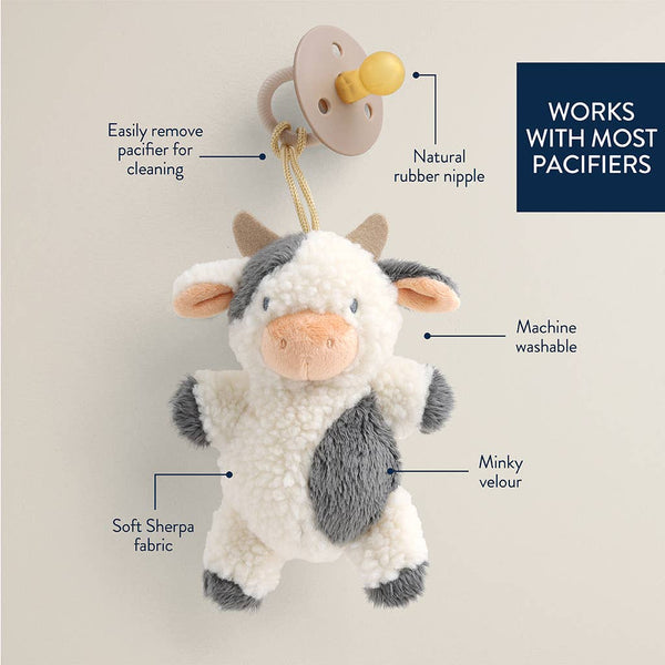 *NEW OPTIONS* Bitzy Pal Natural Rubber Pacifier & Plush