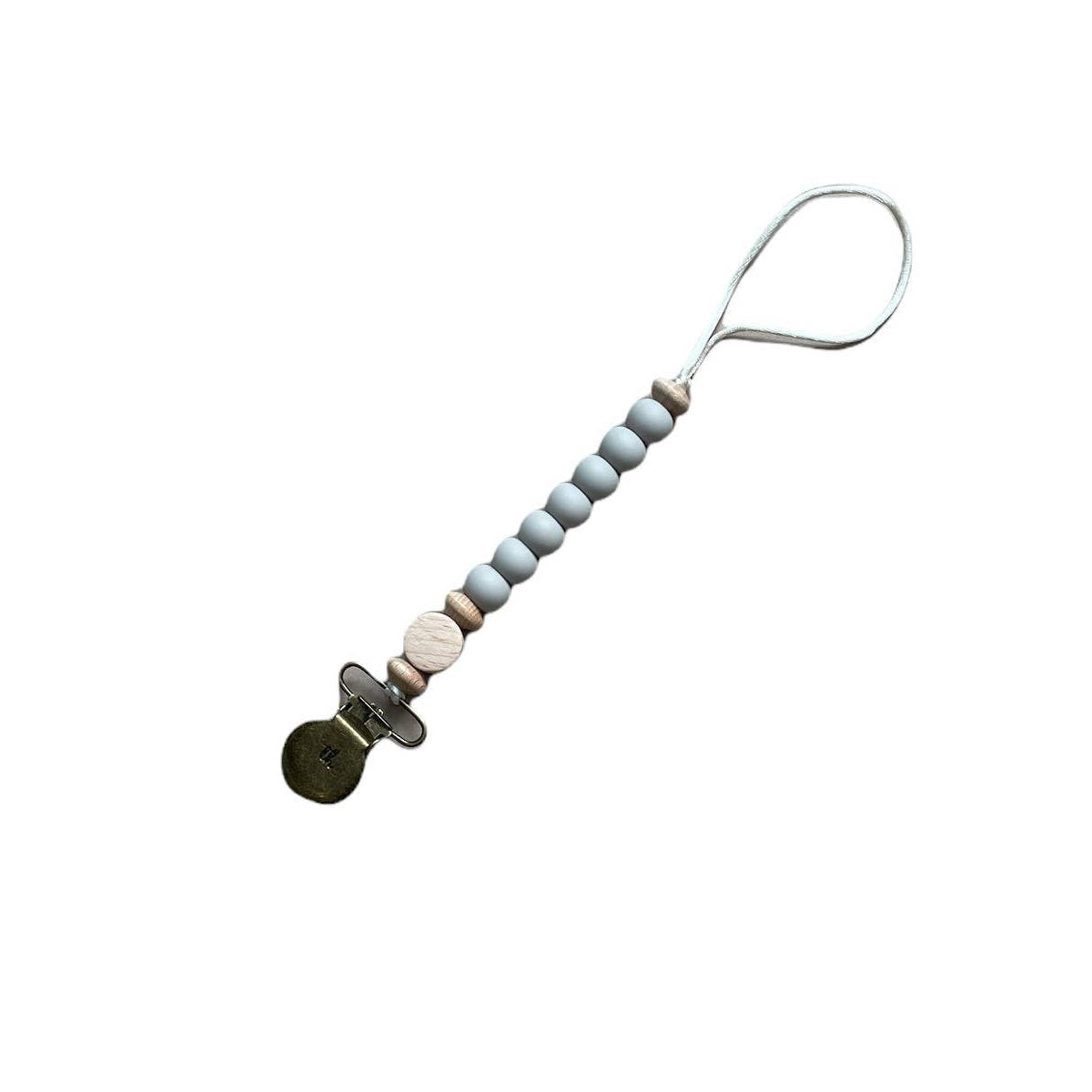 Jace Petite Pacifier + Toy Clip - Magpies Paducah