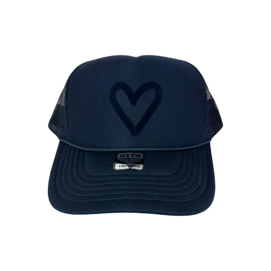 Navy Heart Trucker - Magpies Paducah