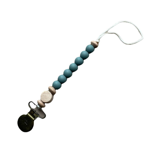 Jace Petite Pacifier + Toy Clip - Magpies Paducah
