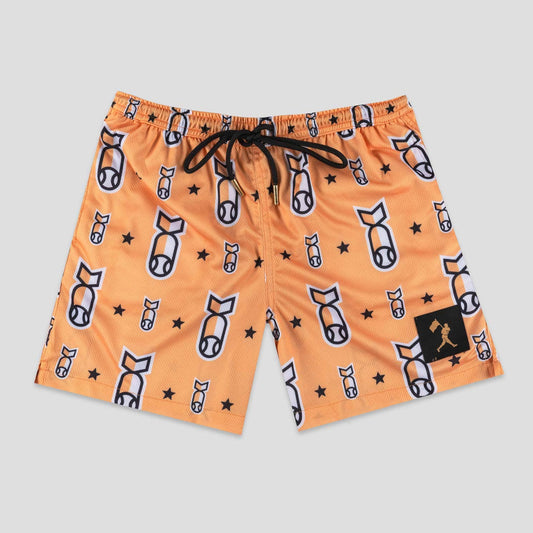 Stay Humble Drop Bombs Diamond Air Mesh Shorts - Youth - Magpies Paducah