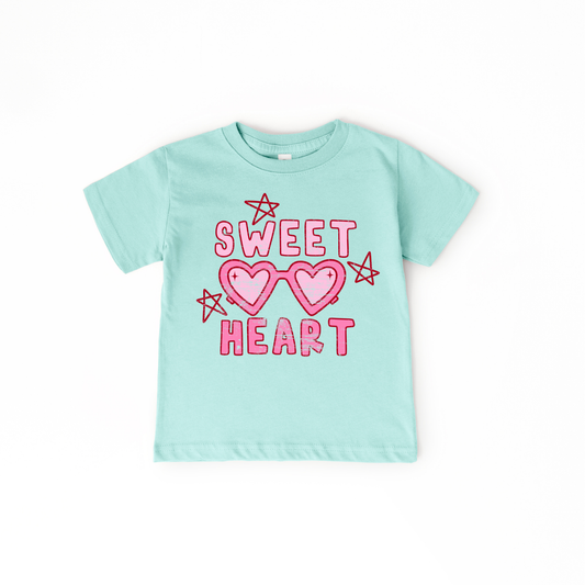 Sweet Heart Valentines Day Kids Shirt