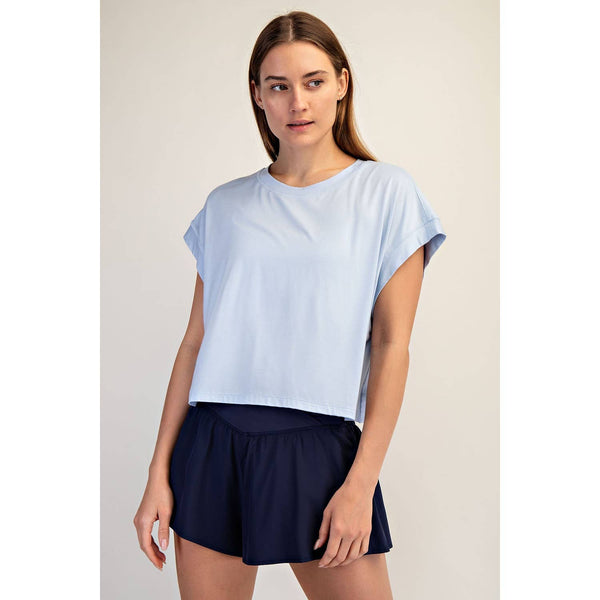 Modal Open Back Top, Lemon Chiffon - Magpies Paducah