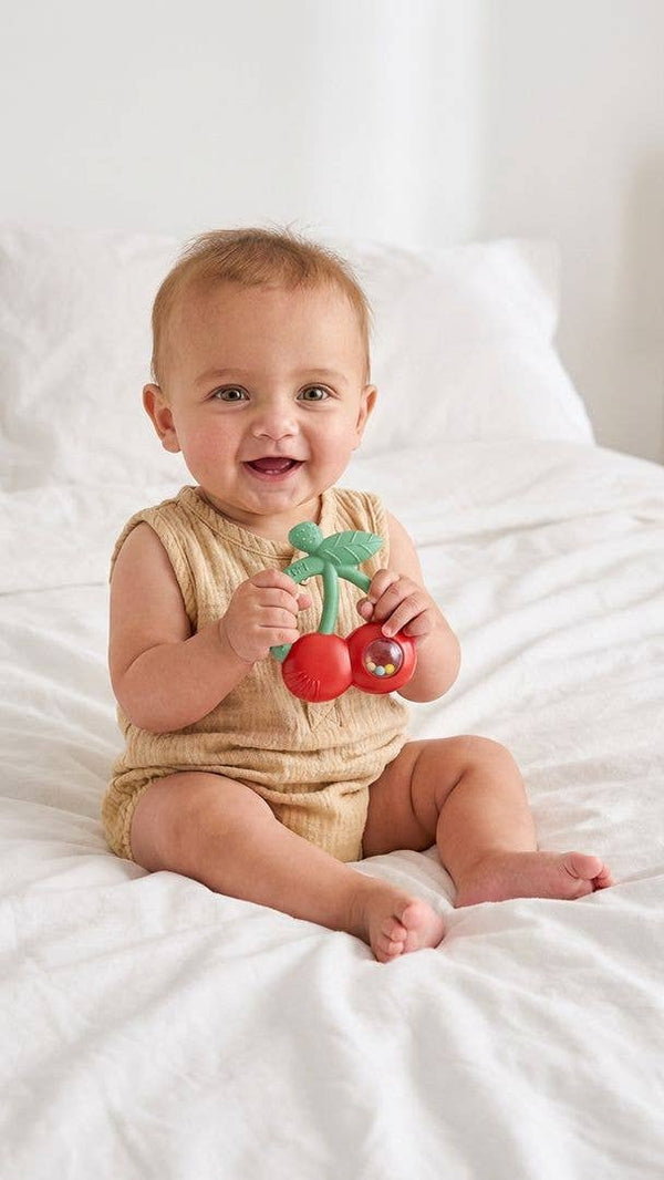 "NEW" Bitzy Shake™ - Silicone Teether with Rattle