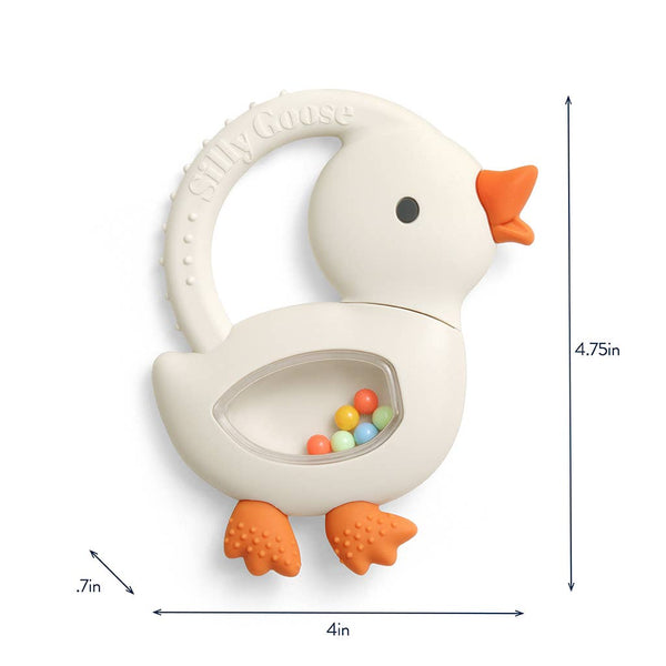 "NEW" Bitzy Shake™ - Silicone Teether with Rattle