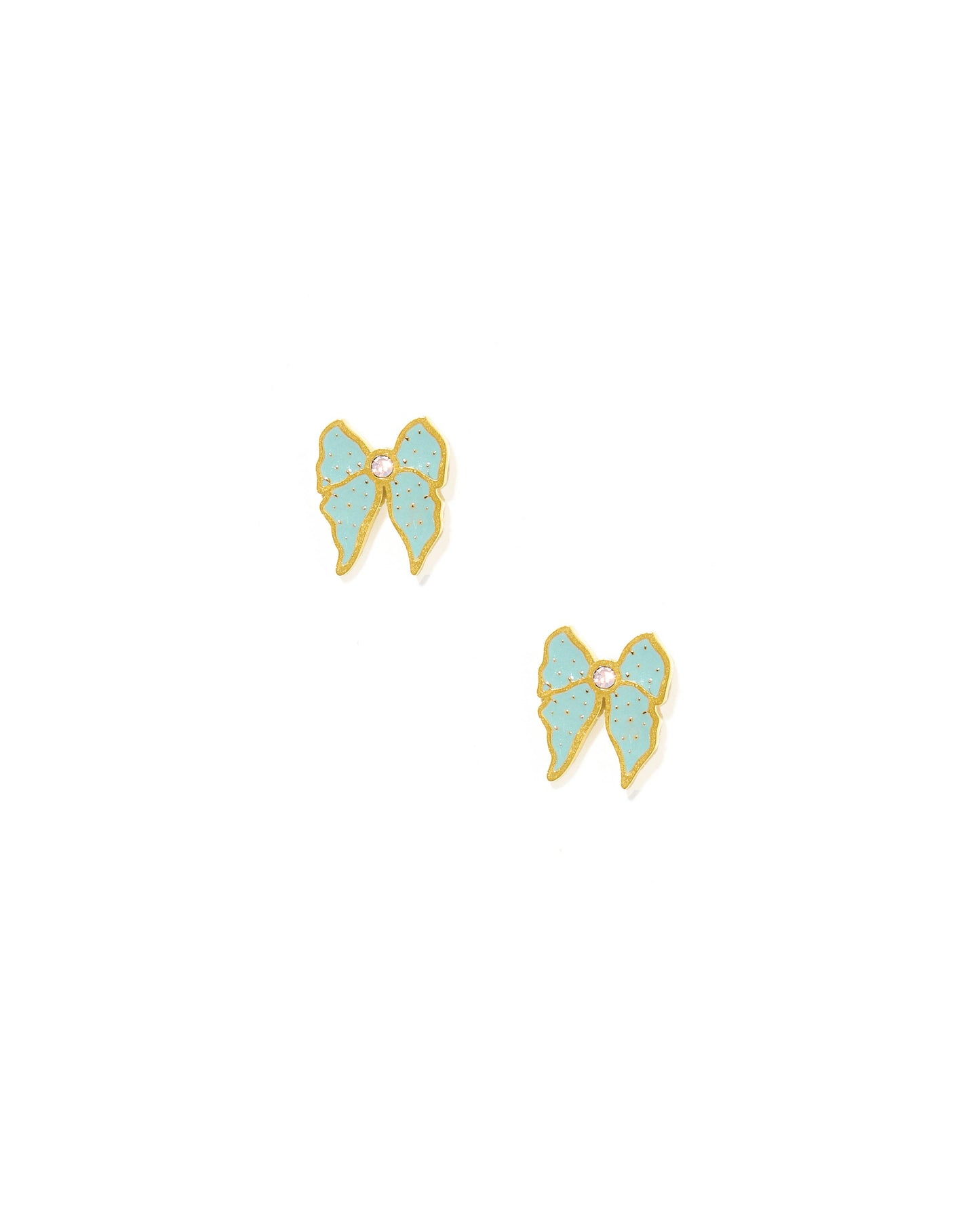 Screwback Stud Earrings - Finley Bow - Magpies Paducah