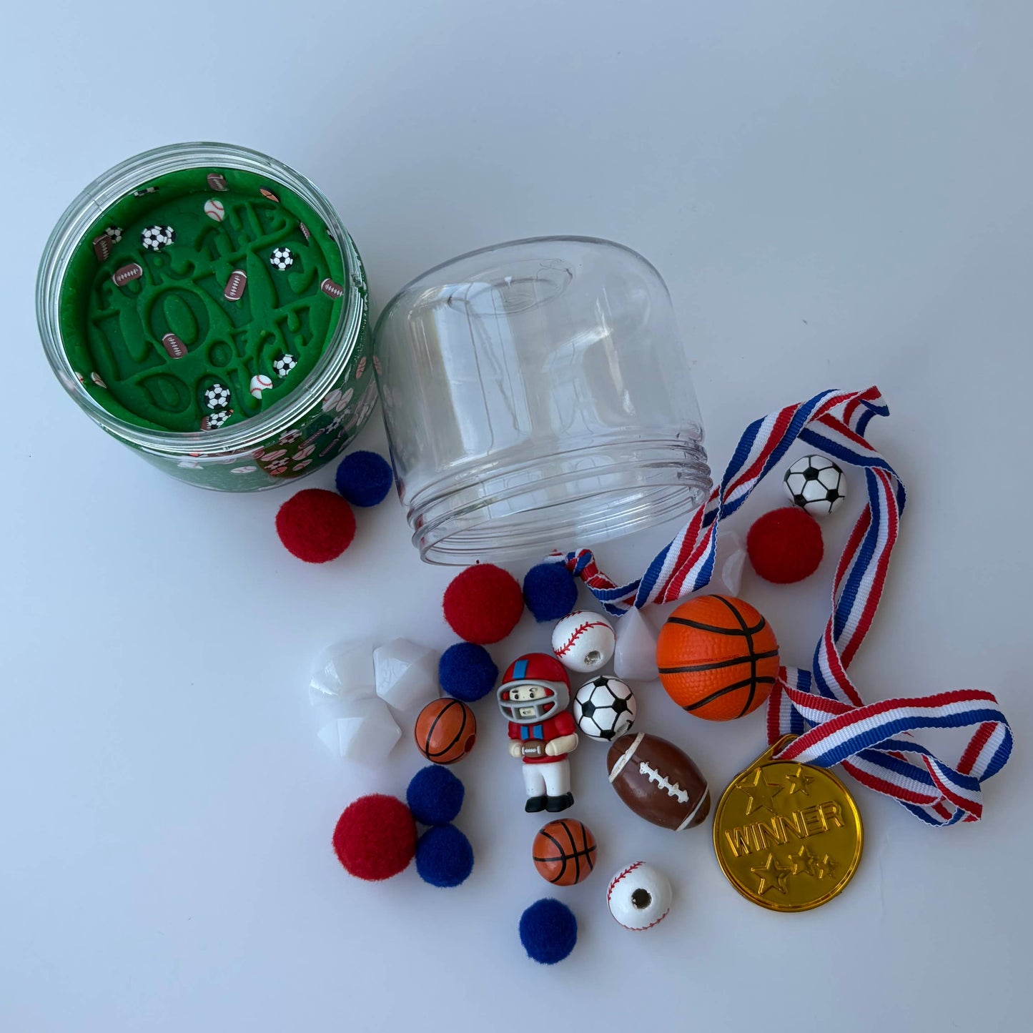 Sports Sensory Dough Double Jar - Magpies Paducah