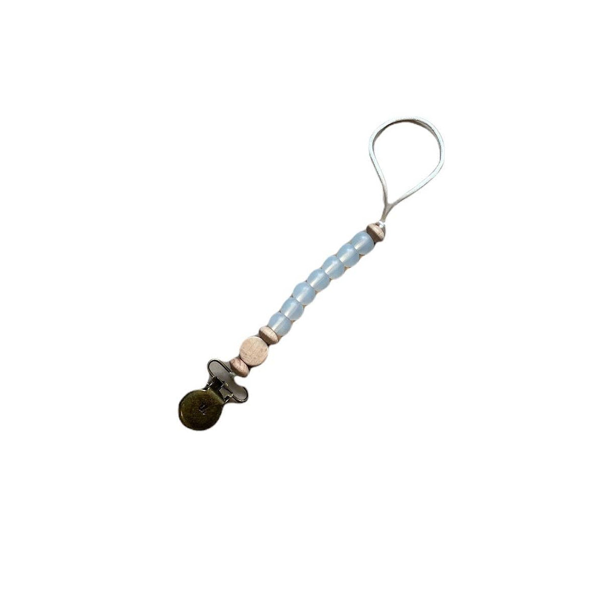Jace Petite Pacifier + Toy Clip - Magpies Paducah