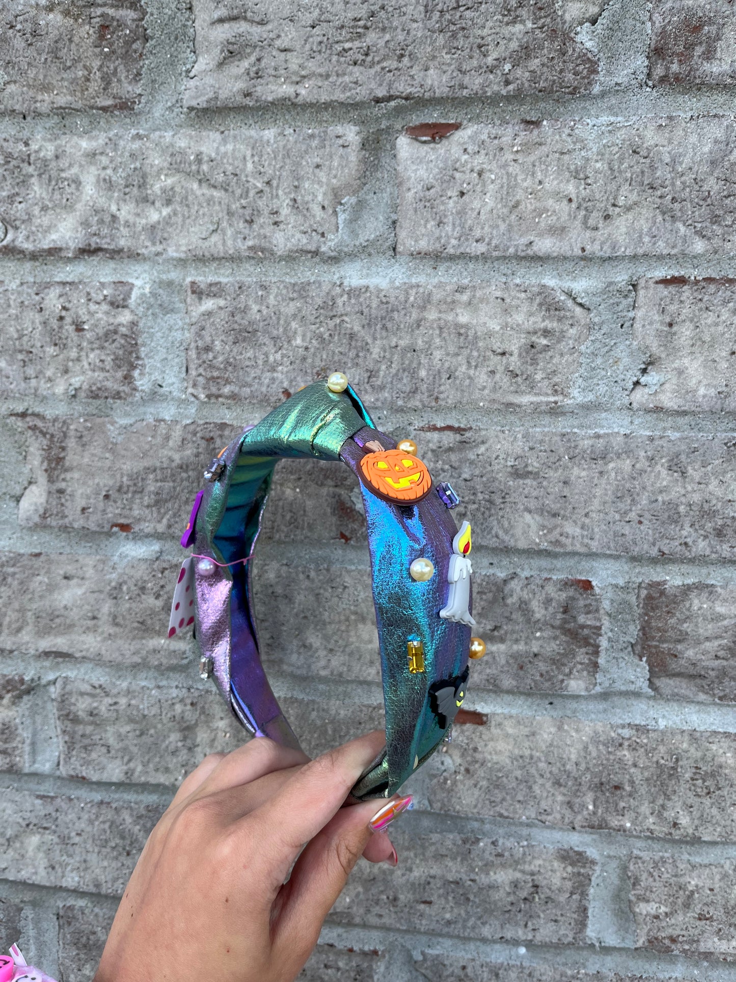 Galaxy Halloween Charm Headband