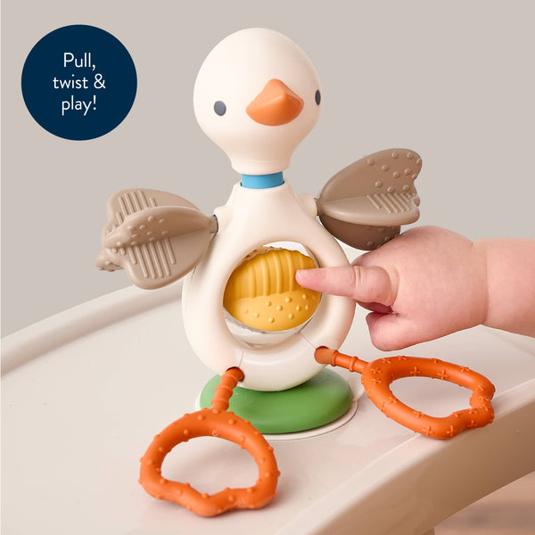 *NEW* Itzy Twist & Bop™ - High Chair Sensory Toy Goose