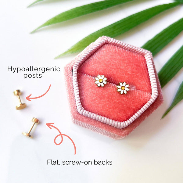 Rainbow Stud Earrings