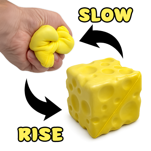 Fun Doh Slow Rise Cheese Squishies | Viral Sensory Display - Magpies Paducah