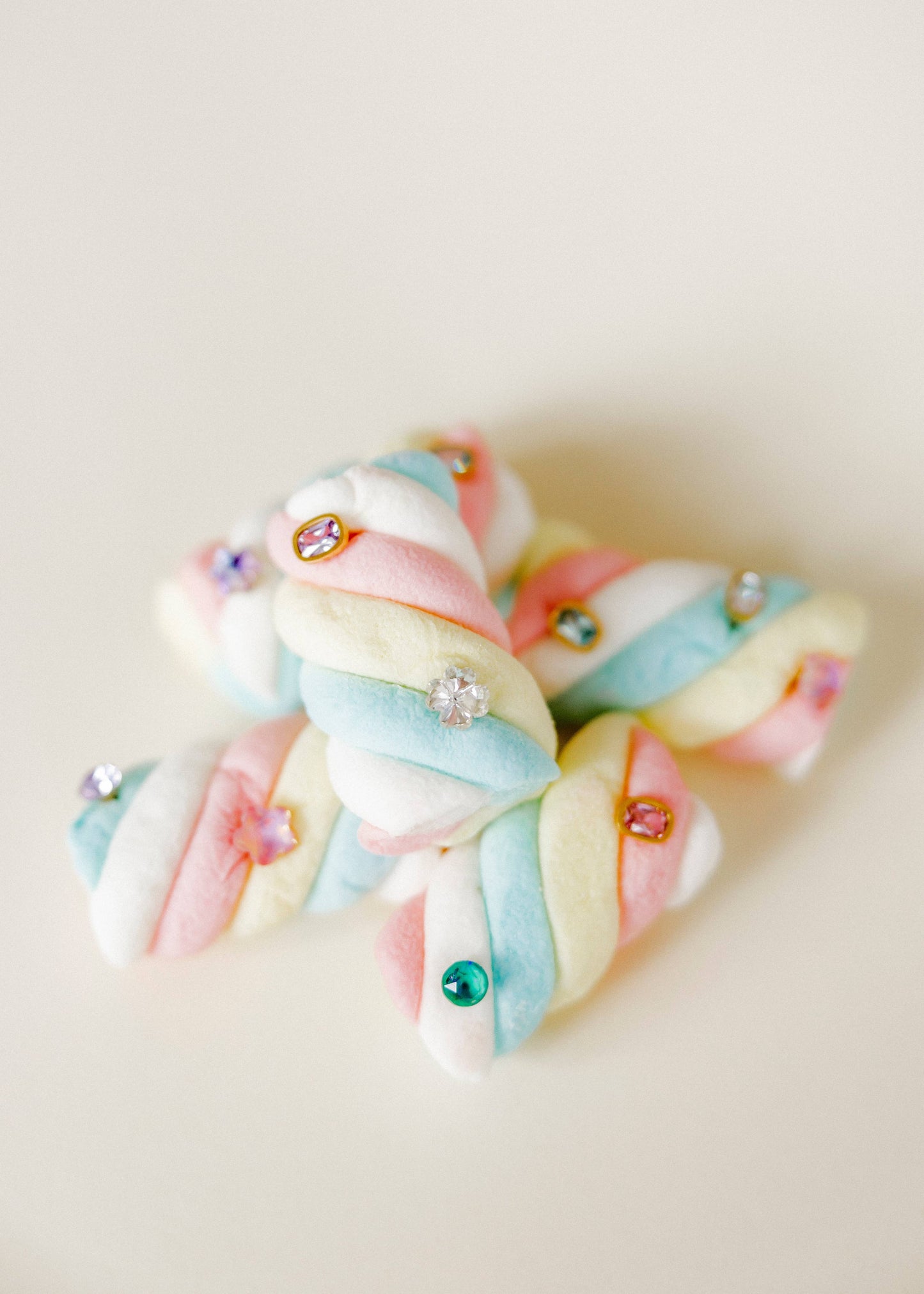 Screwback Stud Earrings Lux - Candy Clover Clear - Magpies Paducah
