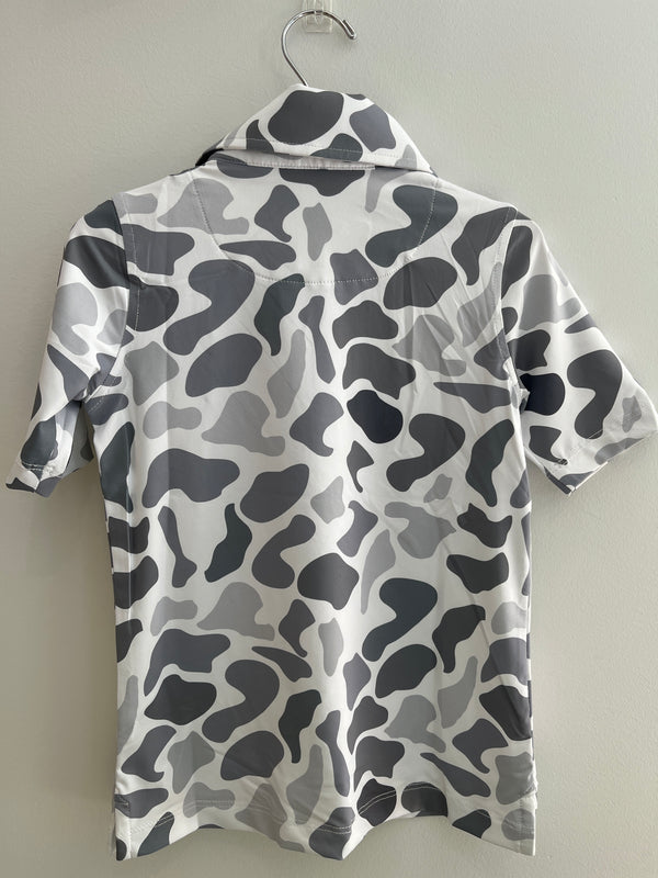 Performance Polo, Grey Duck Camo