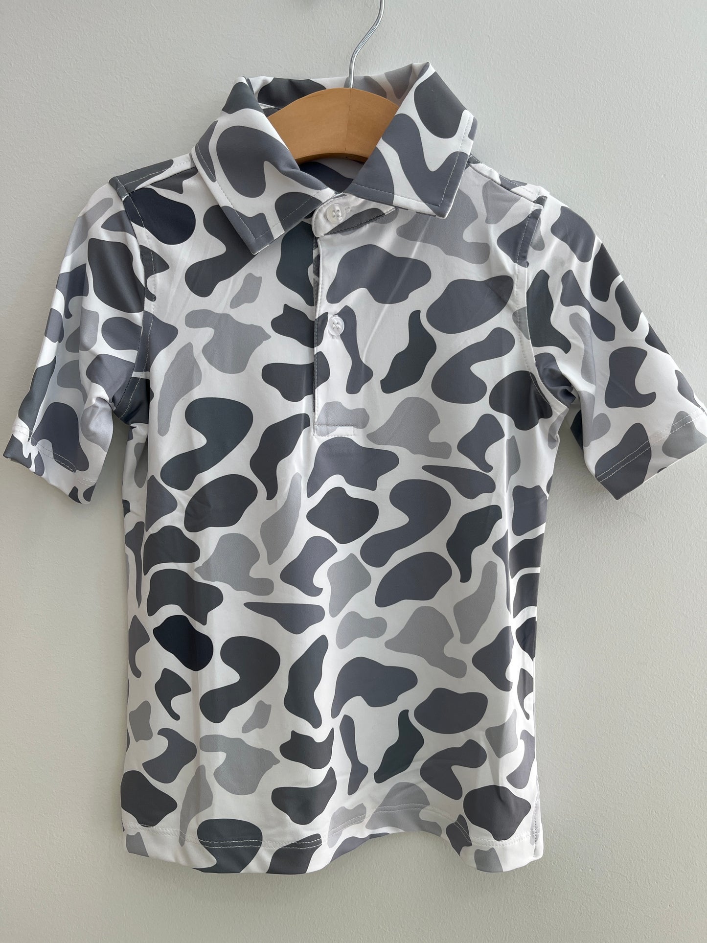 Performance Polo, Grey Duck Camo