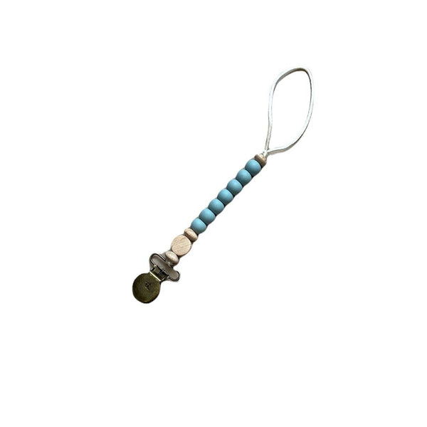 Jace Petite Pacifier + Toy Clip - Magpies Paducah