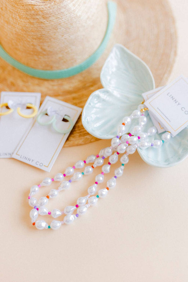 Maris Pearl Multi Color Necklace