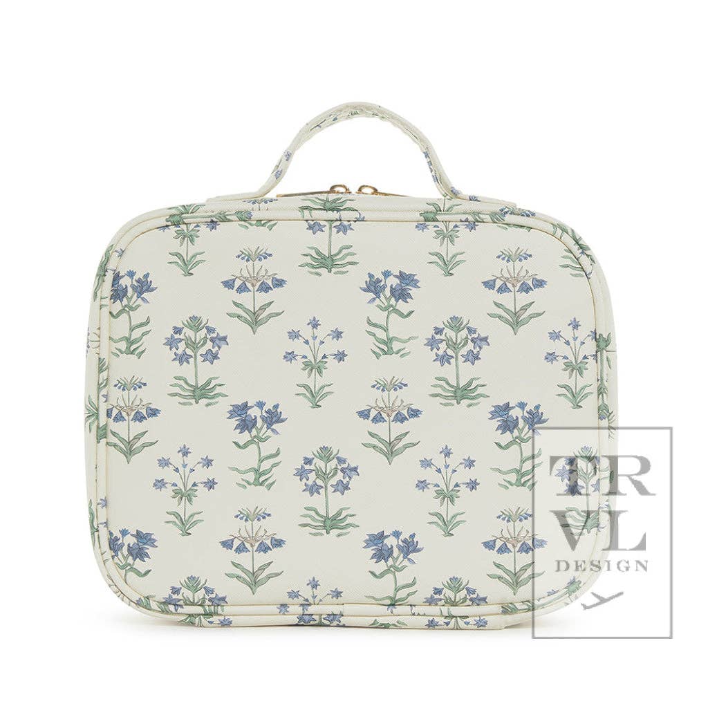 Luxe Cosmetic Toiletry Case, Provence w/ Green