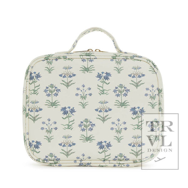 Luxe Cosmetic Toiletry Case, Provence w/ Green