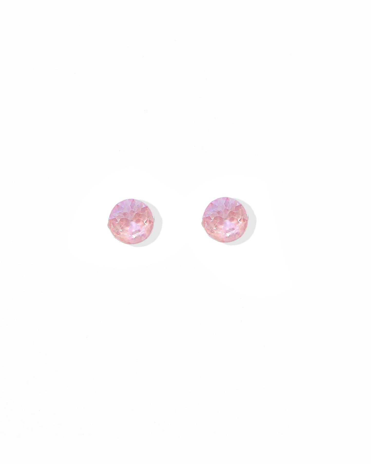 Screwback Stud Earrings Lux - Zuri Pastel Pink - Magpies Paducah