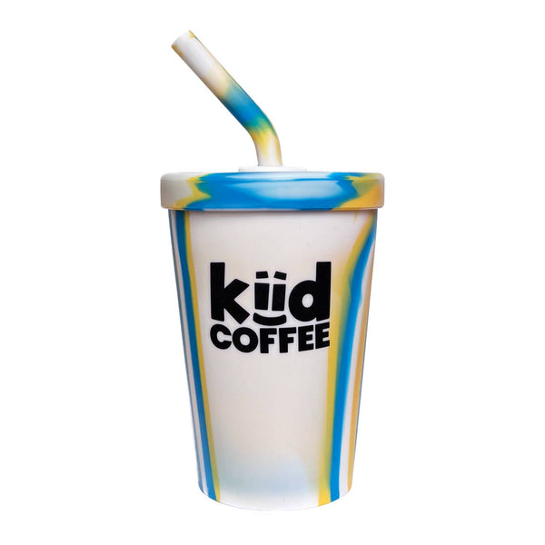 Kiid Coffee Official Cup, Blue + Yellow