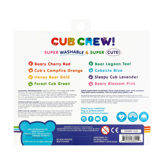 Cub Crew: Washable Markers - Magpies Paducah