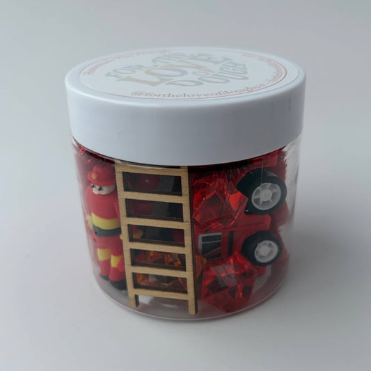Fireman Sensory Dough Mini Jar - Magpies Paducah