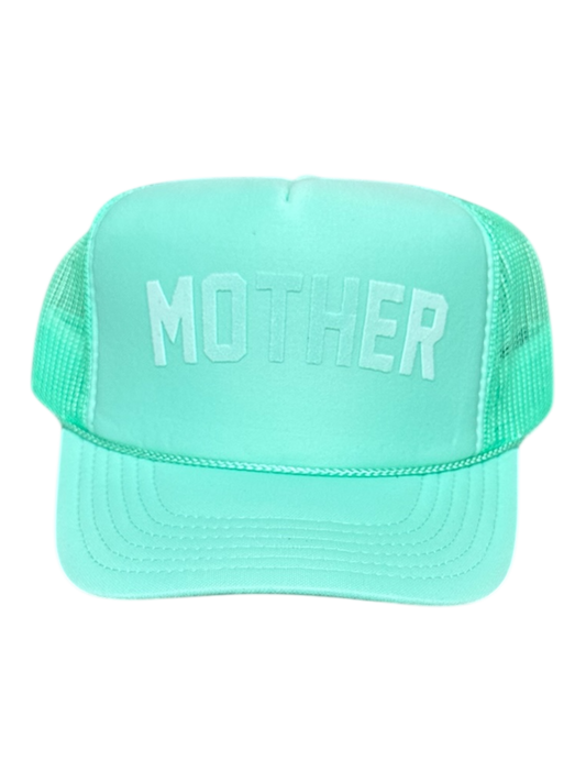 Mint Tonal 'MOTHER' Trucker Hat - Magpies Paducah