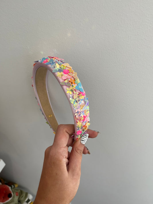 Sequin Flower Headband - Magpies Paducah