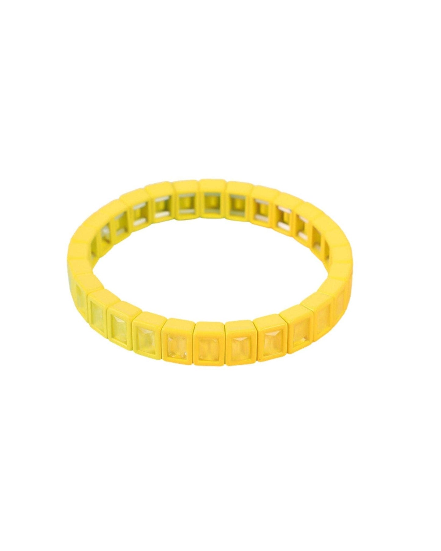 Candy Gem Bracelet, Yellow Block