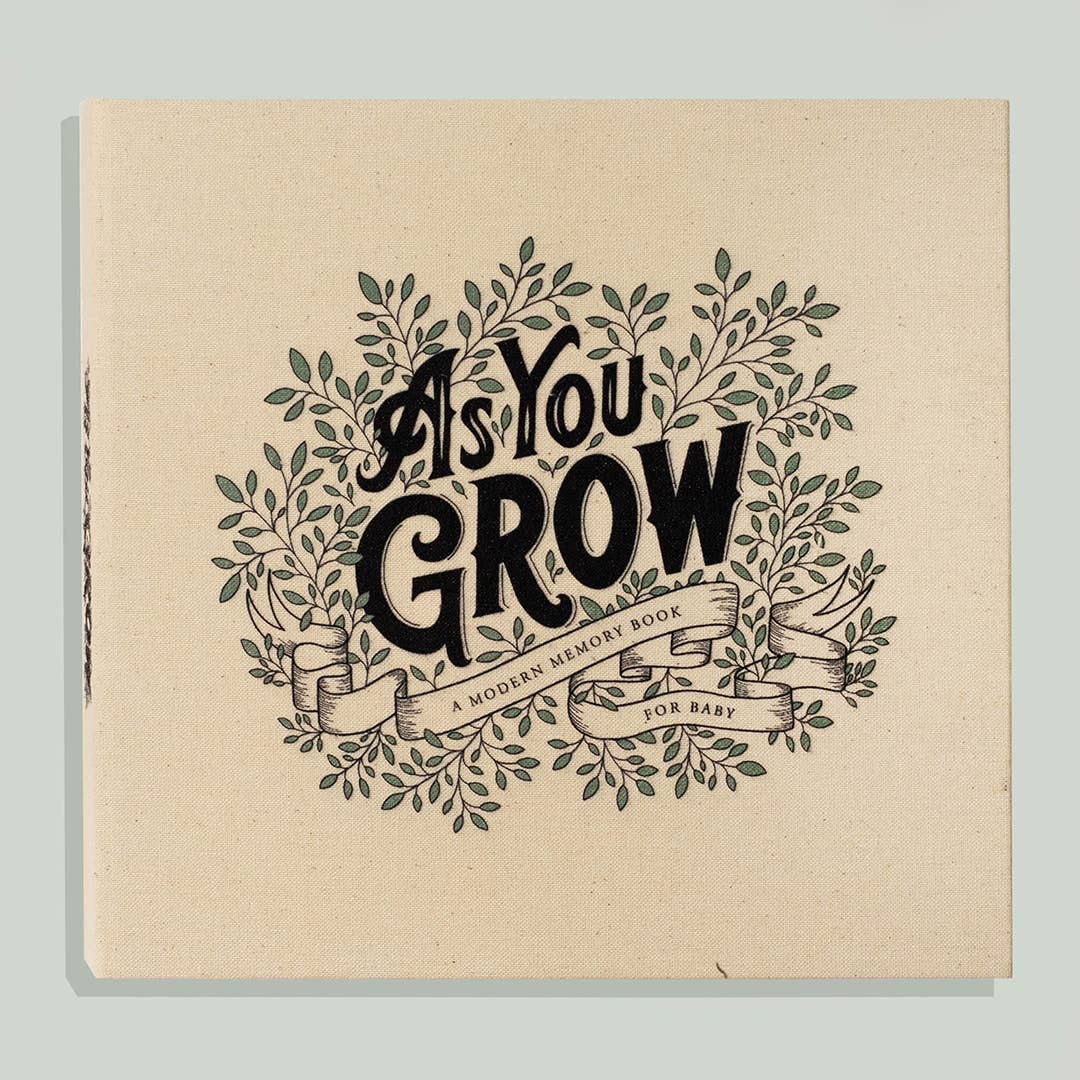 As You Grow: A Modern Memory Book for Baby (Baby Shower) - Magpies Paducah