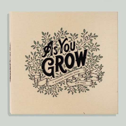 As You Grow: A Modern Memory Book for Baby (Baby Shower) - Magpies Paducah