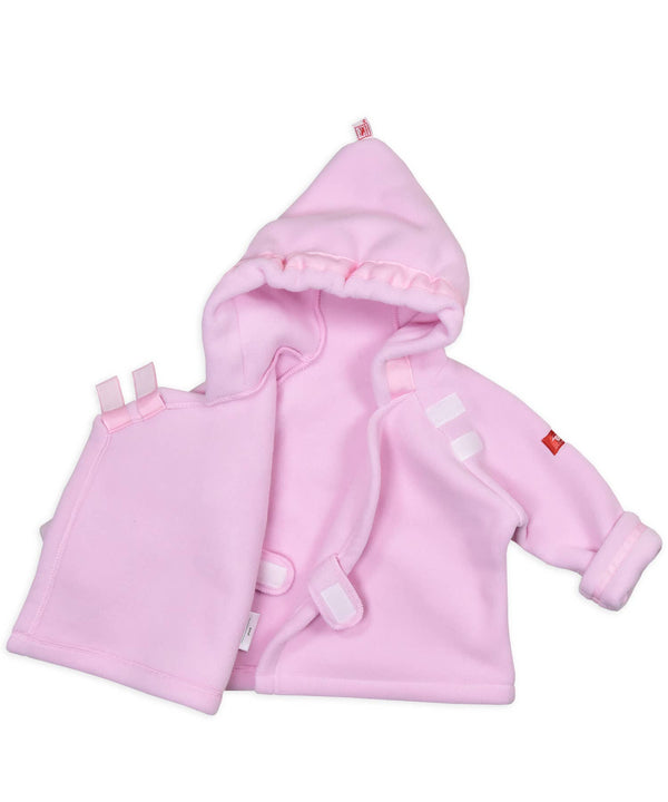 Light Pink Fleece Wrap Jacket