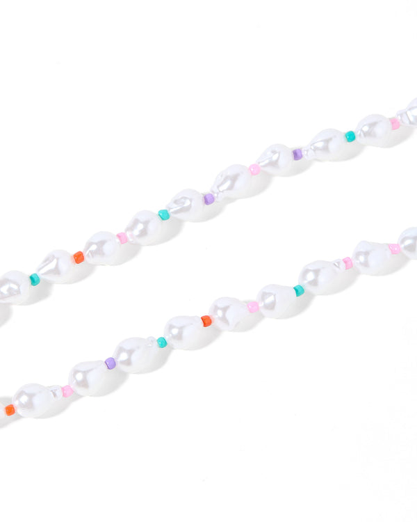 Maris Pearl Multi Color Necklace