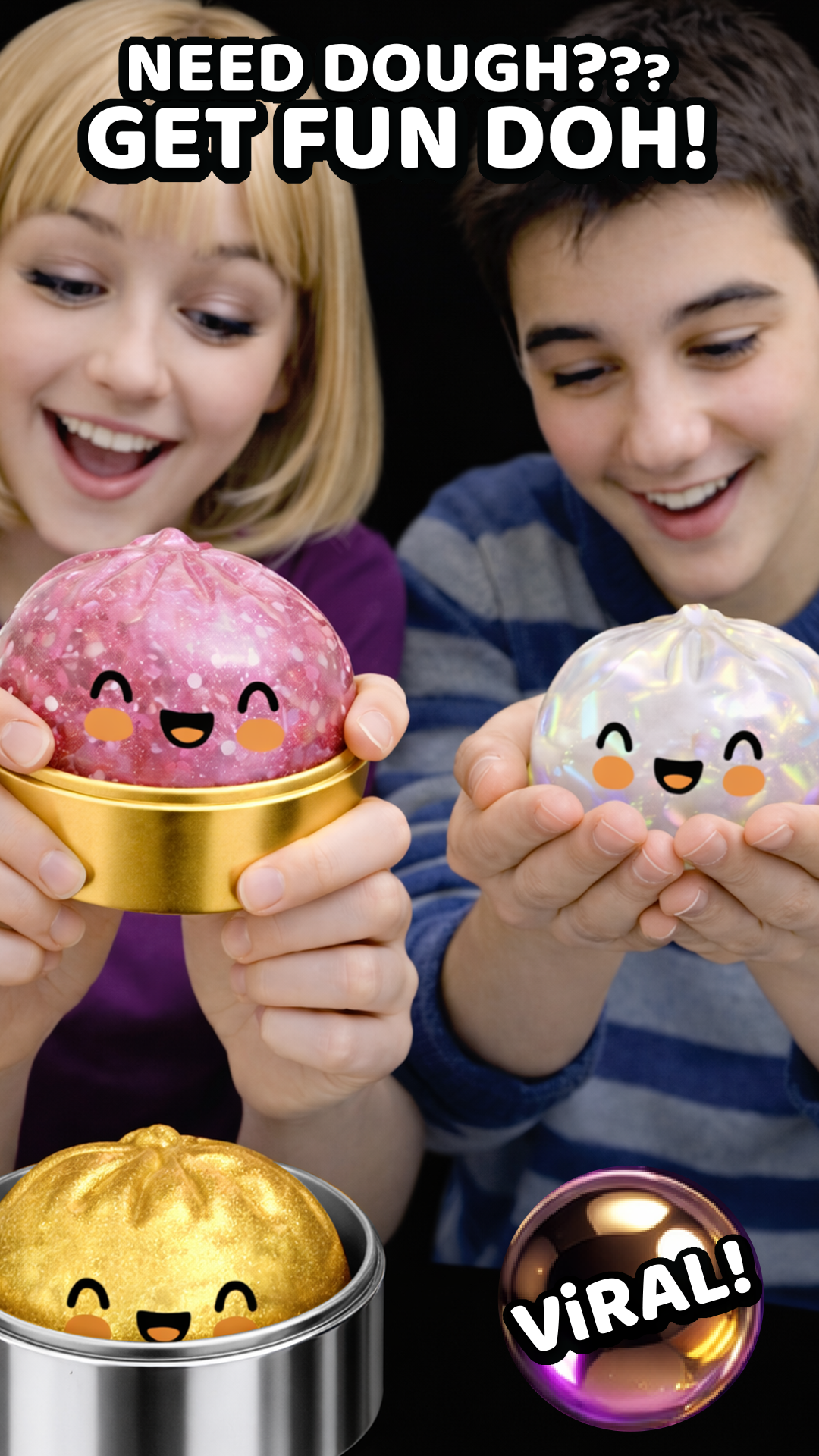 Fun Doh Mystery Dumpling Squishies - Ultra Rare - Magpies Paducah