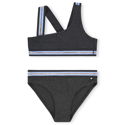 Nicola Swimsuit, Black Glitter