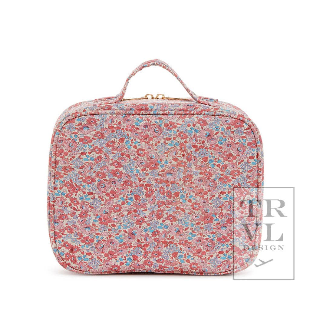 Luxe Cosmetic Toiletry Case, Marseille / Pink