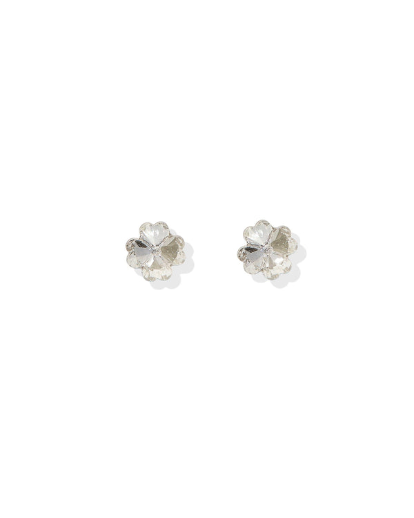 Screwback Stud Earrings Lux - Candy Clover Clear - Magpies Paducah