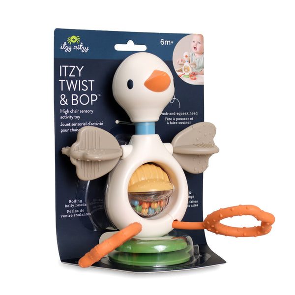 *NEW* Itzy Twist & Bop™ - High Chair Sensory Toy Goose