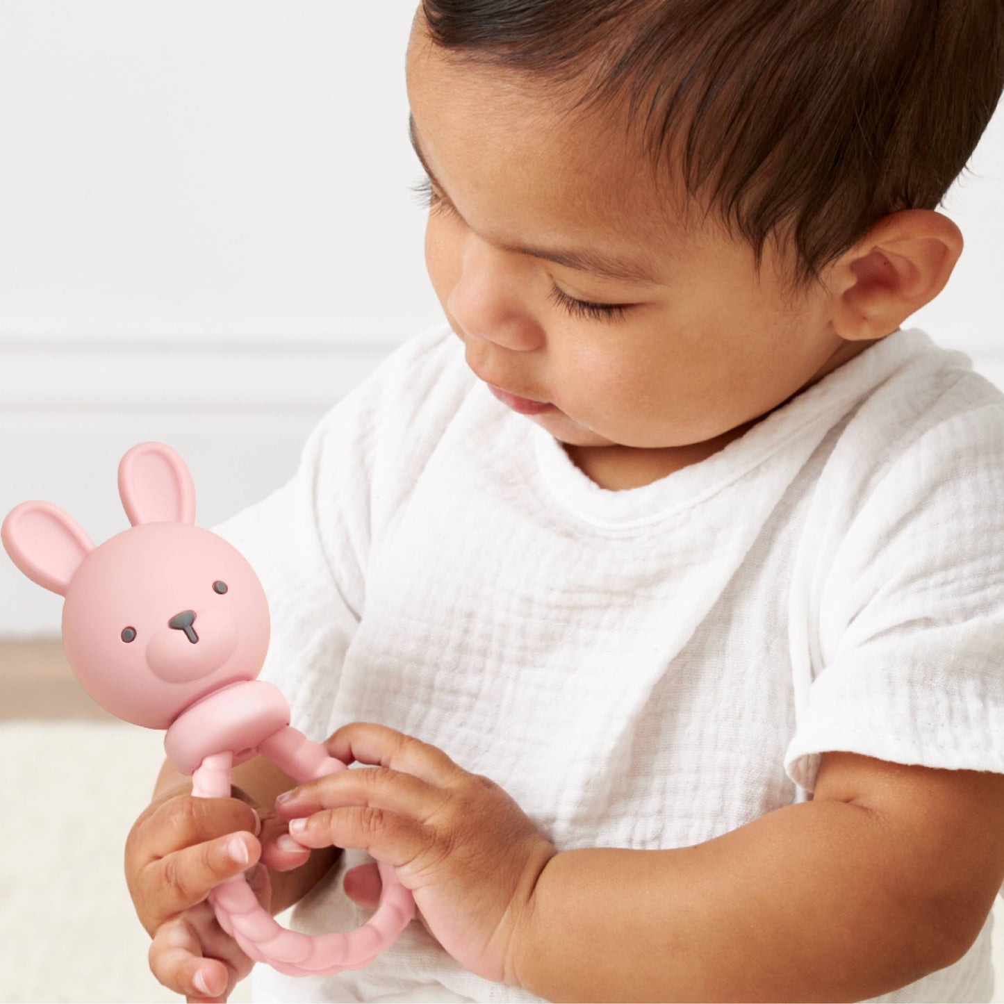 Pink Bunny Sweetie Rattle™ - Magpies Paducah