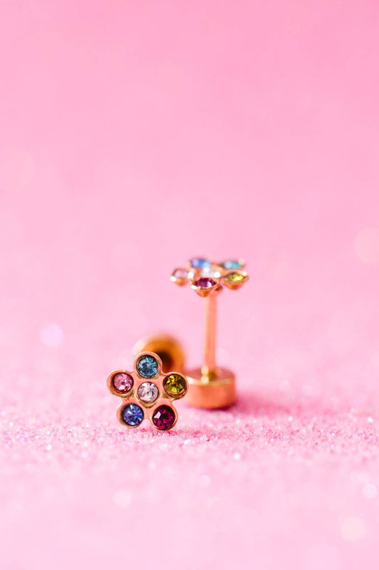 Rainbow Stud Earrings