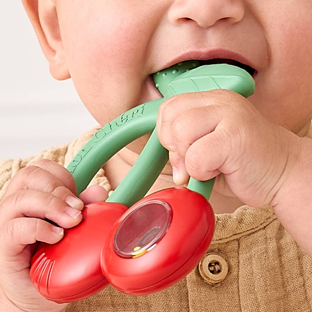 "NEW" Bitzy Shake™ - Silicone Teether with Rattle