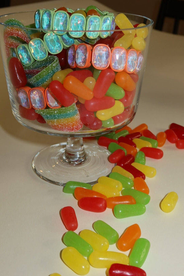 Candy Gem Bracelet, Coral