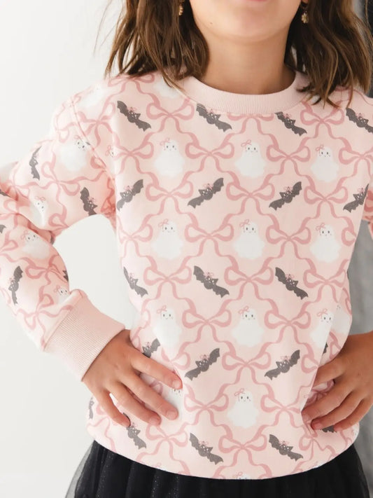 Bat & Ghost Trellis Sweatshirt