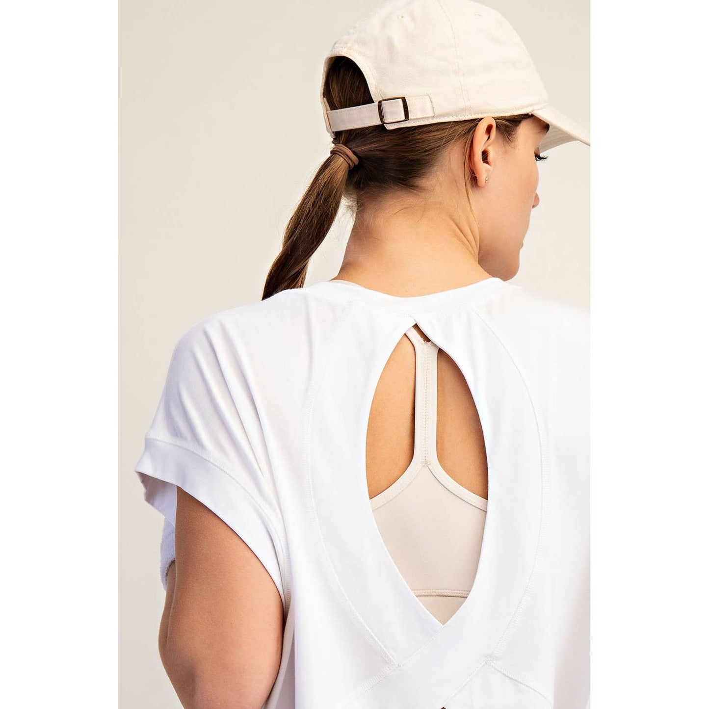 Modal Open Back Top, Lemon Chiffon - Magpies Paducah