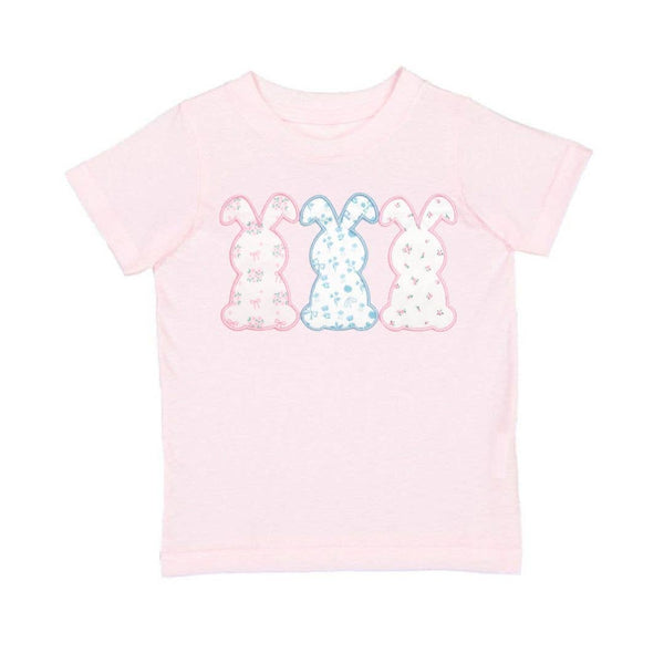 Floral Bunny Patch Easter Short Sleeve T-Shirt - Kids - Magpies Paducah