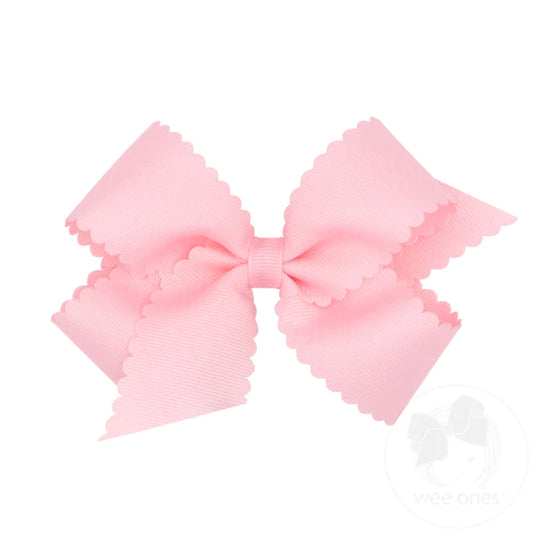 Medium Scalloped Bow (Assorted Colors!) - Magpies Paducah